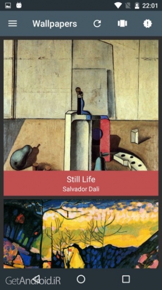 دانلود FineArtWall 2.2.1 قرار دادن آثار هنری برتر جهان به جای والپیپر گوشی اندروید