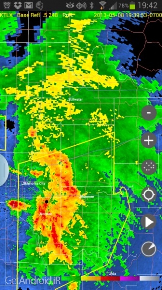 دانلود Radar Alive! Pro Weather Radar 4.0.20 نمایش زنده آب و هوا اندروید