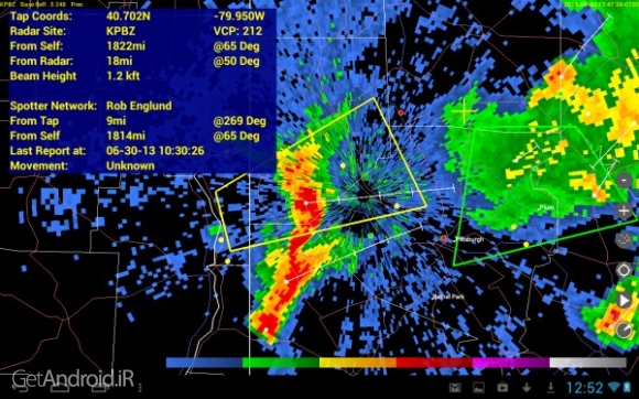 دانلود Radar Alive! Pro Weather Radar 4.0.20 نمایش زنده آب و هوا اندروید