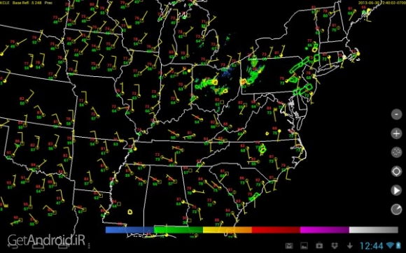 دانلود Radar Alive! Pro Weather Radar 4.0.20 نمایش زنده آب و هوا اندروید