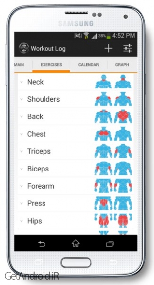 دانلود Fitness trainer GymApp Pro 2.11.10 برنامه مربی تناسب اندام اندروید