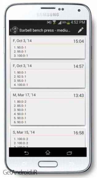 دانلود Fitness trainer GymApp Pro 2.11.10 برنامه مربی تناسب اندام اندروید