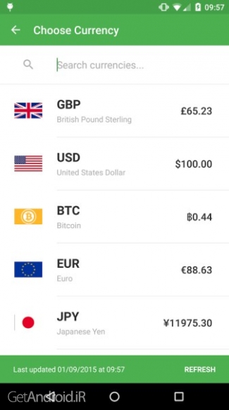 دانلود Flip - Currency Converter Premium 1.7.1 برنامه تبدیل واحد پول و نرخ ارز اندروید