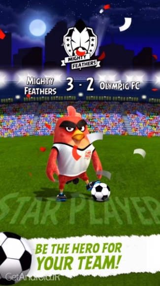 دانلود Angry Birds Football 0.4.14 بازی فوتبال پرندگان خشمگین اندروید + نسخه مود