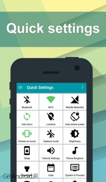 دانلود Quick Settings Pro Version v1.0.0 برنامه دسترسی به تنظیمات سریع اندروید