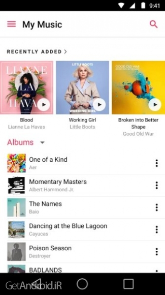 دانلود برنامه Apple Music اندروید