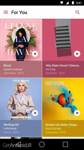 دانلود برنامه Apple Music اندروید