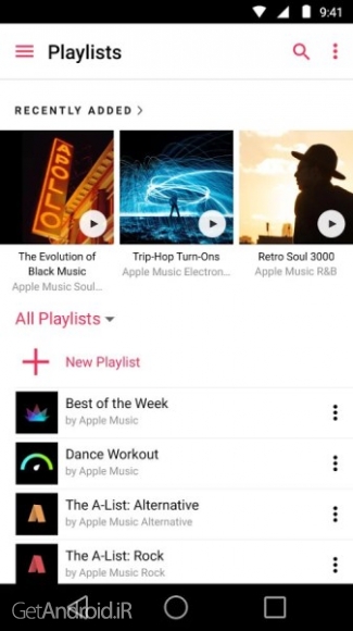 دانلود برنامه Apple Music اندروید