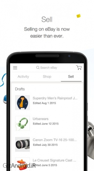 دانلود برنامه eBay اندروید