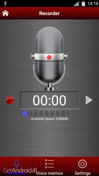 دانلود Voice recorder pro v1.121.178 برنامه ضبط صدا خبرنگاری با کیفیت بالا اندروید