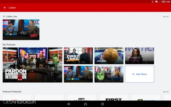 دانلود برنامه ESPN اندروید