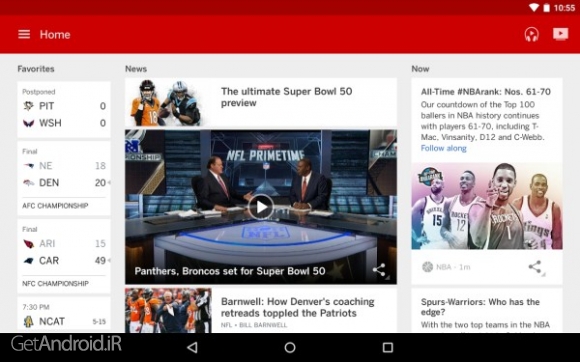 دانلود برنامه ESPN اندروید