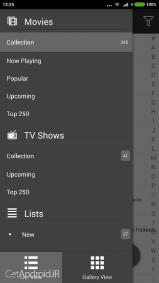 دانلود GrieeX - Movies & TV Shows Pro 1.3.3 نرم افزار فیلم‌ها و برنامه‌های تلویزیونی اندروید