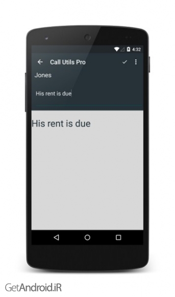 دانلود Call Utils Pro 2.0.7 برنامه یادداشت برداری حین مکالمه اندروید