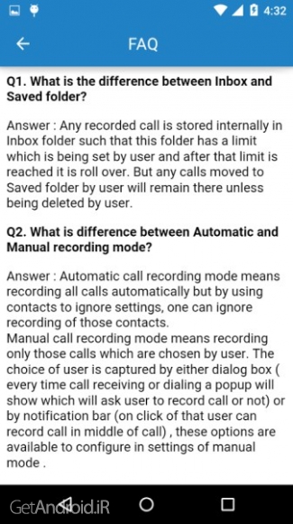 دانلود Call Recorder Pro 1.2 نرم افزار ضبط تماس اندروید