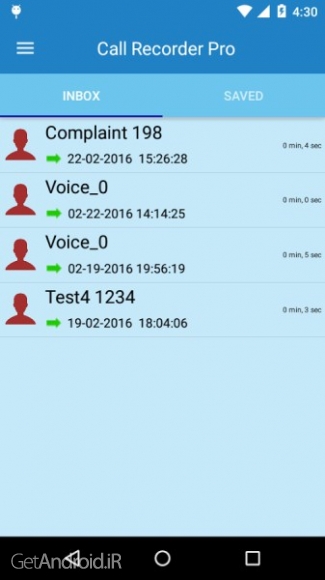 دانلود Call Recorder Pro 1.2 نرم افزار ضبط تماس اندروید