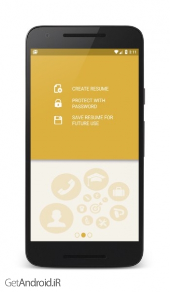 دانلود GX Resume Pro 2.1 نرم افزار ساخت رزومه کاری حرفه ای اندروید