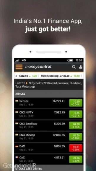 دانلود برنامه Moneycontrol Markets اندروید