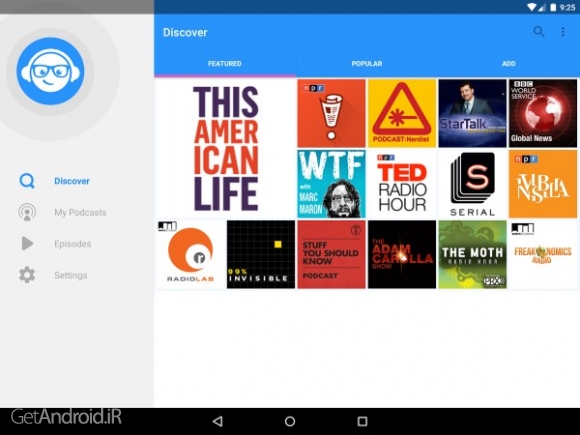 دانلود WeCast - Podcasts PRO 1.293 نرم افزار پخش پادکست برای اندروید