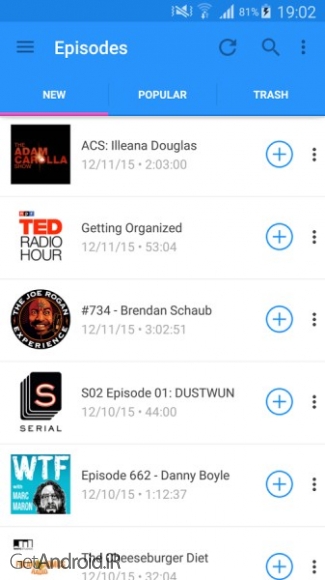 دانلود WeCast - Podcasts PRO 1.293 نرم افزار پخش پادکست برای اندروید