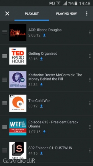 دانلود WeCast - Podcasts PRO 1.293 نرم افزار پخش پادکست برای اندروید