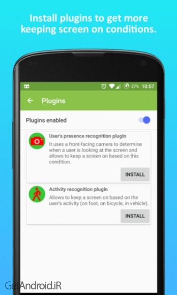 دانلود Screen Mngr (Keep screen on) 1.10.1 نرم افزار روشن نگه داشتن صفحه نمایش اندروید