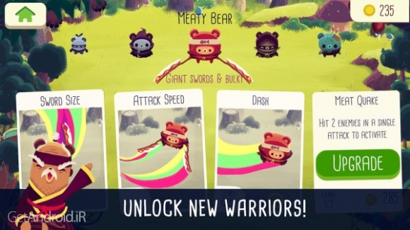 دانلود Bushido Bear 01.03.00 بازی اکشن خرس شجاع جنگل اندروید