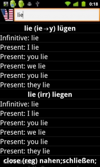 دانلود English Verb Trainer Pro v14139 نرم افزار صرف افعال انگلیسی با ترجمه اندروید