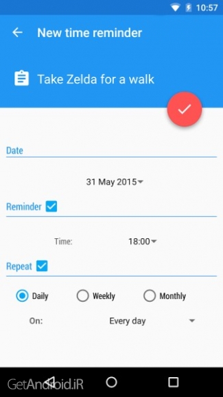دانلود Reminders - Task reminder app Pro v2.8.4.1 نرم افزار یادآوری کارهای روزانه اندروید