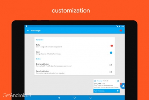دانلود Notifly Plus 1.29 RC1 برنامه مشاهده و پاسخ سریع به اطلاعیه های اندروید