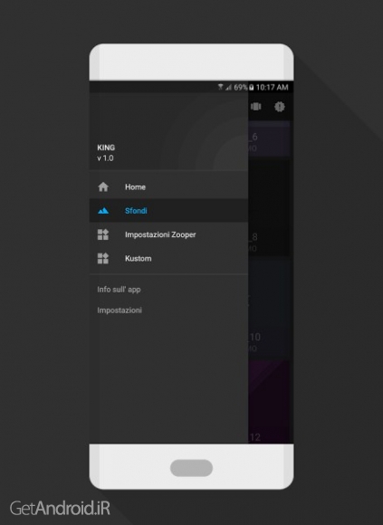 دانلود KING - Widget And Wallpaper v1.8 والپیپر و ویجت جدید برای اندروید