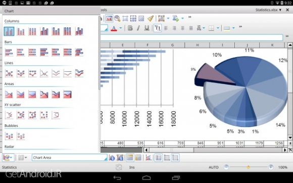 دانلود Office HD: PlanMaker FULL v2016.767.0623 برنامه آفیس برای تبلت اندروید