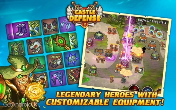 دانلود بازی Castle Defense 2 با پول بی نهایت اندروید
