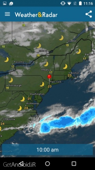 دانلود برنامه Weather Radar Pro اندروید 4