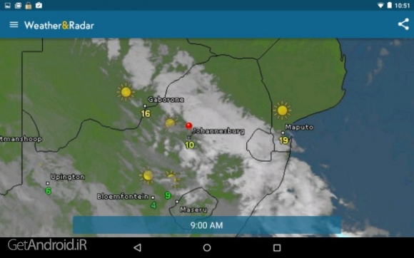 دانلود برنامه Weather Radar Pro اندروید