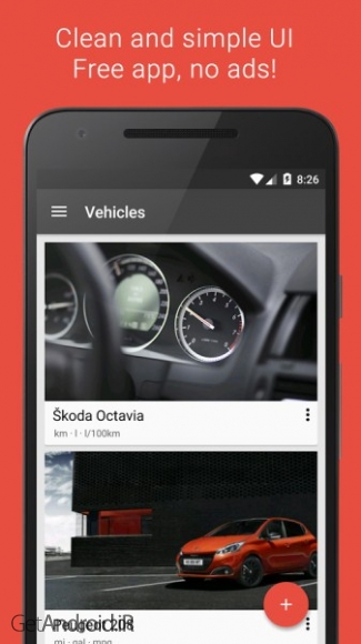 دانلود برنامه Fuelio Gas log اندروید