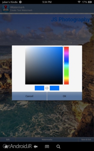 دانلود برنامه iWatermark Free Watermarking اندروید