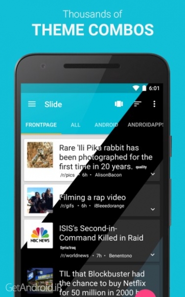 دانلود برنامه Slide for Reddit اندروید