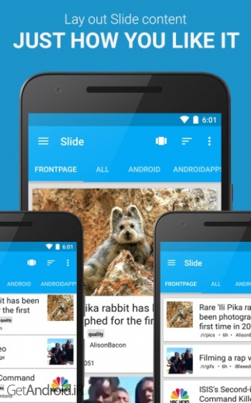 دانلود برنامه Slide for Reddit اندروید