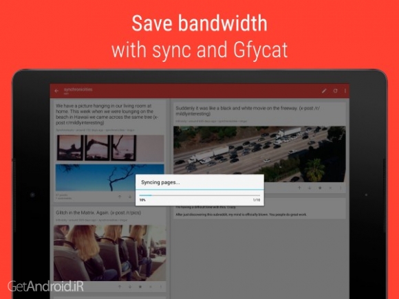 دانلود برنامه Sync for reddit اندروید