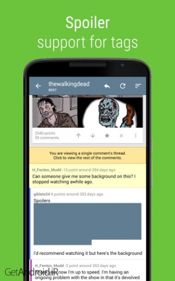 دانلود برنامه Sync for reddit اندروید