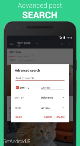 دانلود برنامه Boost for reddit اندروید