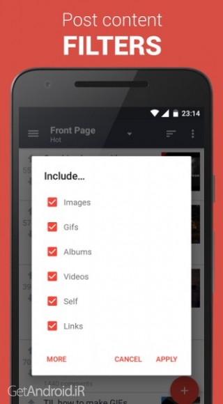دانلود برنامه Boost for reddit اندروید