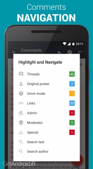 دانلود برنامه Boost for reddit اندروید