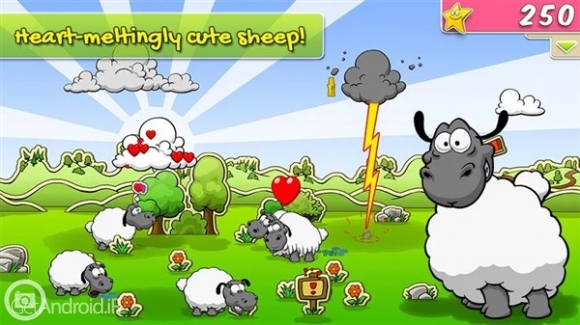 دانلود Clouds & Sheep Premium 1.10.1 بازی ابرها و گوسفند ها اندروید
