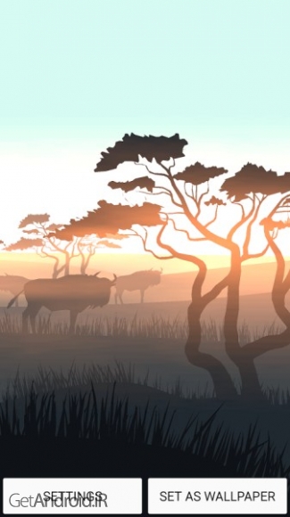 دانلود Flatland v1.1 والپیپر متحرک زنده از طبیعت برای اندروید