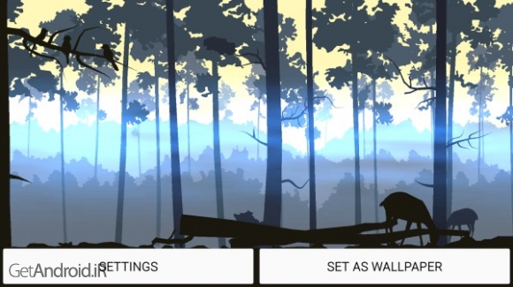 دانلود Flatland v1.1 والپیپر متحرک زنده از طبیعت برای اندروید