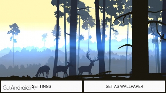 دانلود Flatland v1.1 والپیپر متحرک زنده از طبیعت برای اندروید