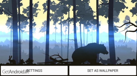 دانلود Flatland v1.1 والپیپر متحرک زنده از طبیعت برای اندروید