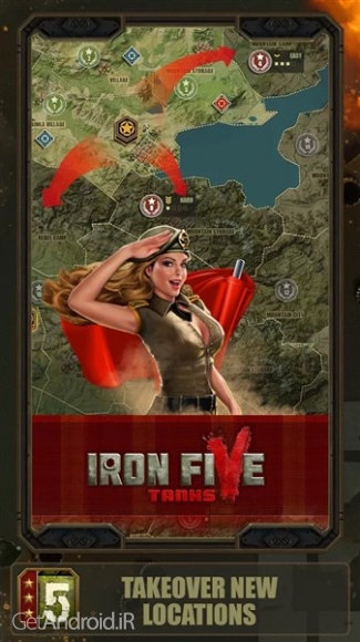 دانلود Iron 5:Tanks 1.1.6 بازی آنلاین تانکهای آهنین 5 اندروید